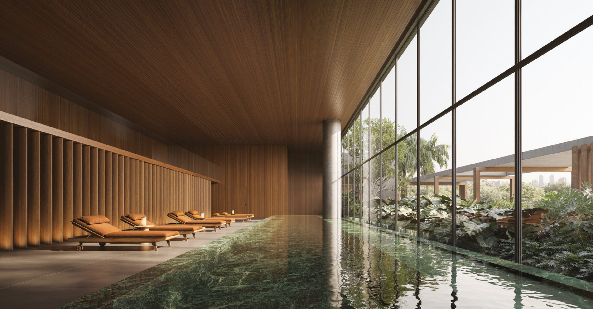 Indoor pool do Arbórea Alphagran
