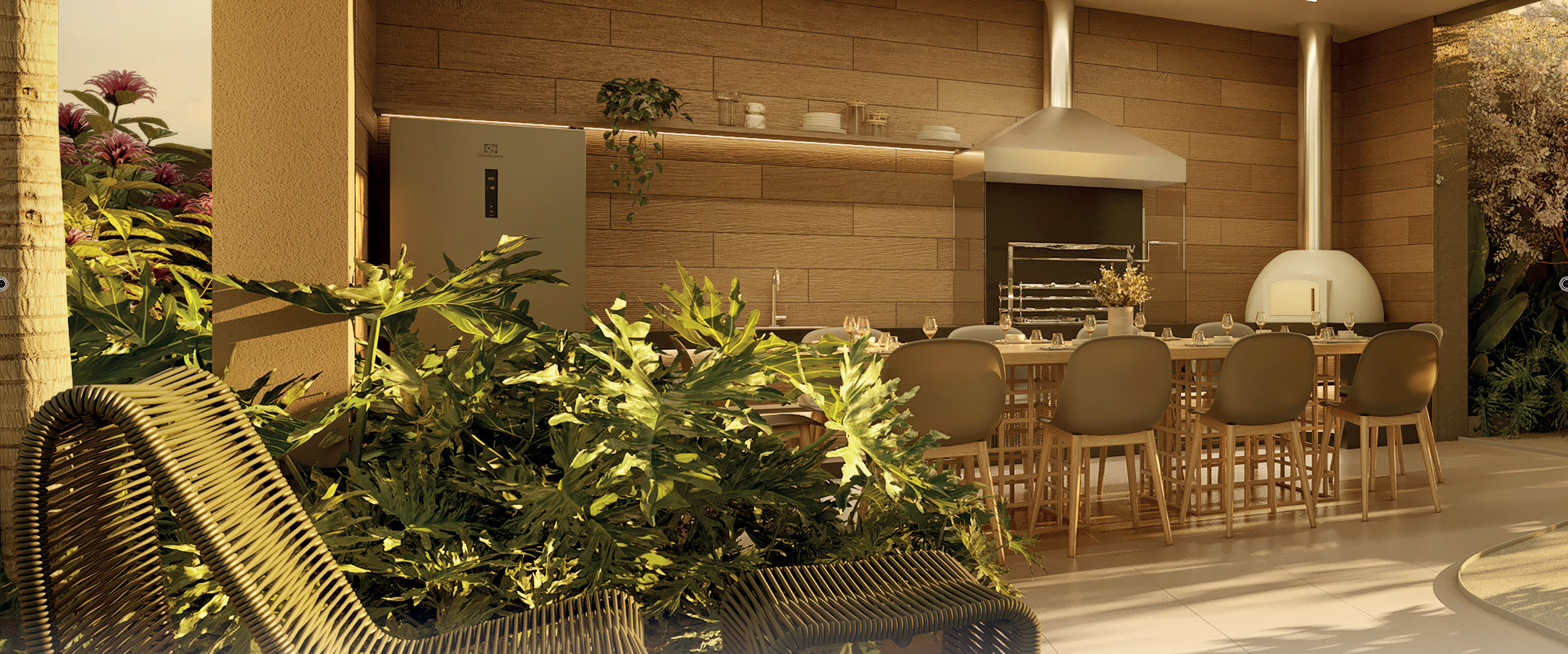 Área gourmet do Art Design Residence